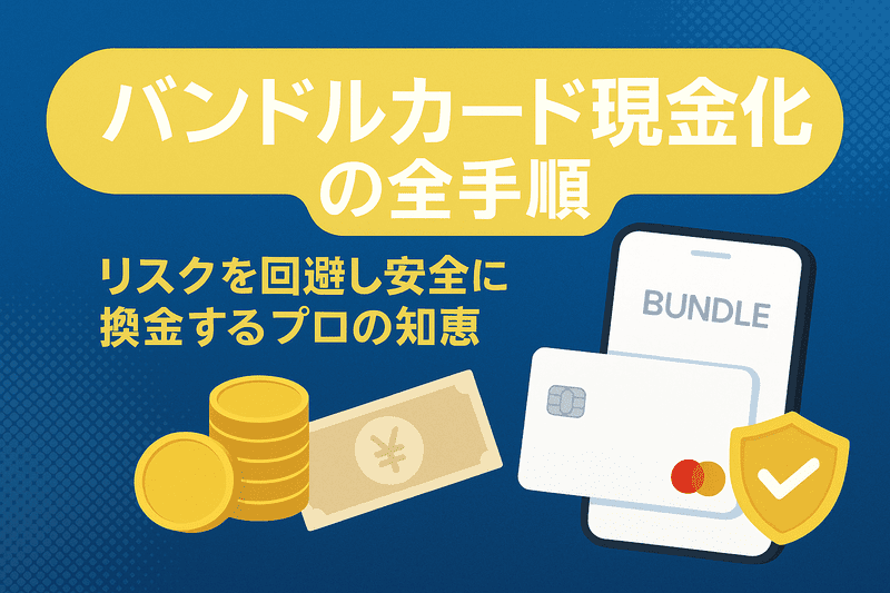 バンドルカード現金化の全手順｜リスクを回避し安全に換金するプロの知恵
